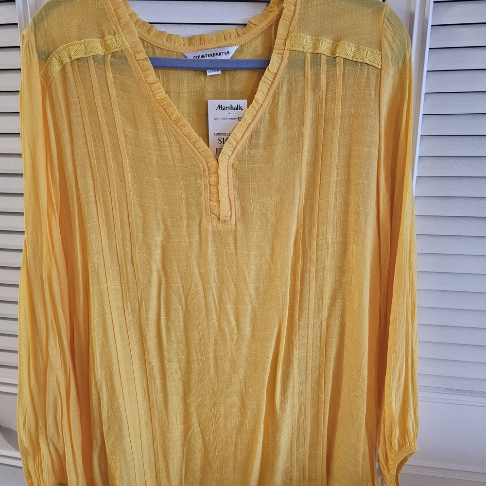 Court & Rowe Sunny Yellow Blouse